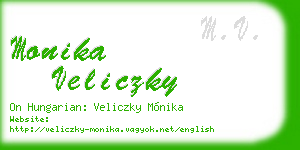 monika veliczky business card
