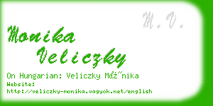 monika veliczky business card